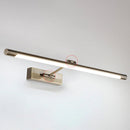 GobekUsa Swing Arm Tube LED Picture & Vanity Sconce Light - Minimalist Metal Bathroom Lighting