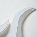 GobekUsa Flame Shaped LED Wall Mounted Light - Decorative Acrylic Sconce for Corridors (White)