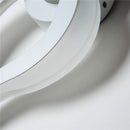 GobekUsa Flame Shaped LED Wall Mounted Light - Decorative Acrylic Sconce for Corridors (White)