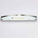 GobekUsa Modern Style Chrome Arc Vanity Light with Stainless Steel LED Wall Sconce and Acrylic Diffuser