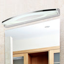 GobekUsa Modern Style Chrome Arc Vanity Light with Stainless Steel LED Wall Sconce and Acrylic Diffuser