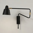 GobekUsa Modern Wall Mounted Reading Lamp: Retractable Arm, Nordic Style