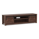 65 Inch Flat Sliding Barn Door TV Stand by LJGDeals