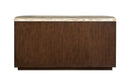 McPherson - Demilune Sofa Table - Burnt Umber