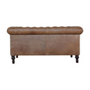 Buffalo - Chesterfield Sofa - Brown by HouseOfZazla