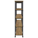 Analiese 63-inch 4-shelf Double Bookshelf Mango