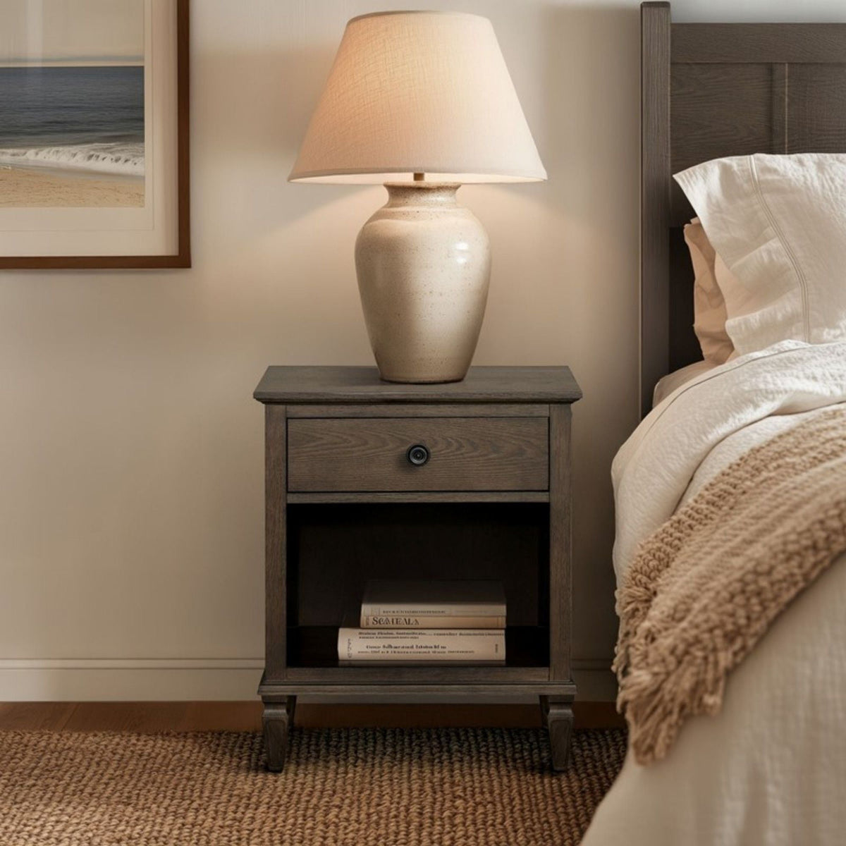 Victoria - Nightstand With Open Storage, photo 9 of 40