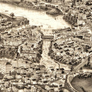 Vintage Map of Skowhegan, Maine 1892