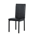 Metal Frame Dining Seats (Set of 4) - Black by HouseOfZazla