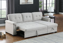Lucca - Reversible Sleeper Sectional Sofa With Storage Chaise by Unique Piece Furniture