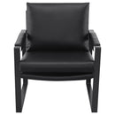 Goldbriar - Upholstered Track Arm Accent Chair - Black