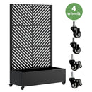 Metal Planter Box with Trellis