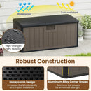 100 Gallon Large Deck Box with Lockable Lid for Patio by LJGDeals