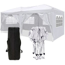 10'x20' EZ Pop Up Canopy Outdoor Portable Party Folding Tent with 6 Removable Sidewalls by HouseOfZazla