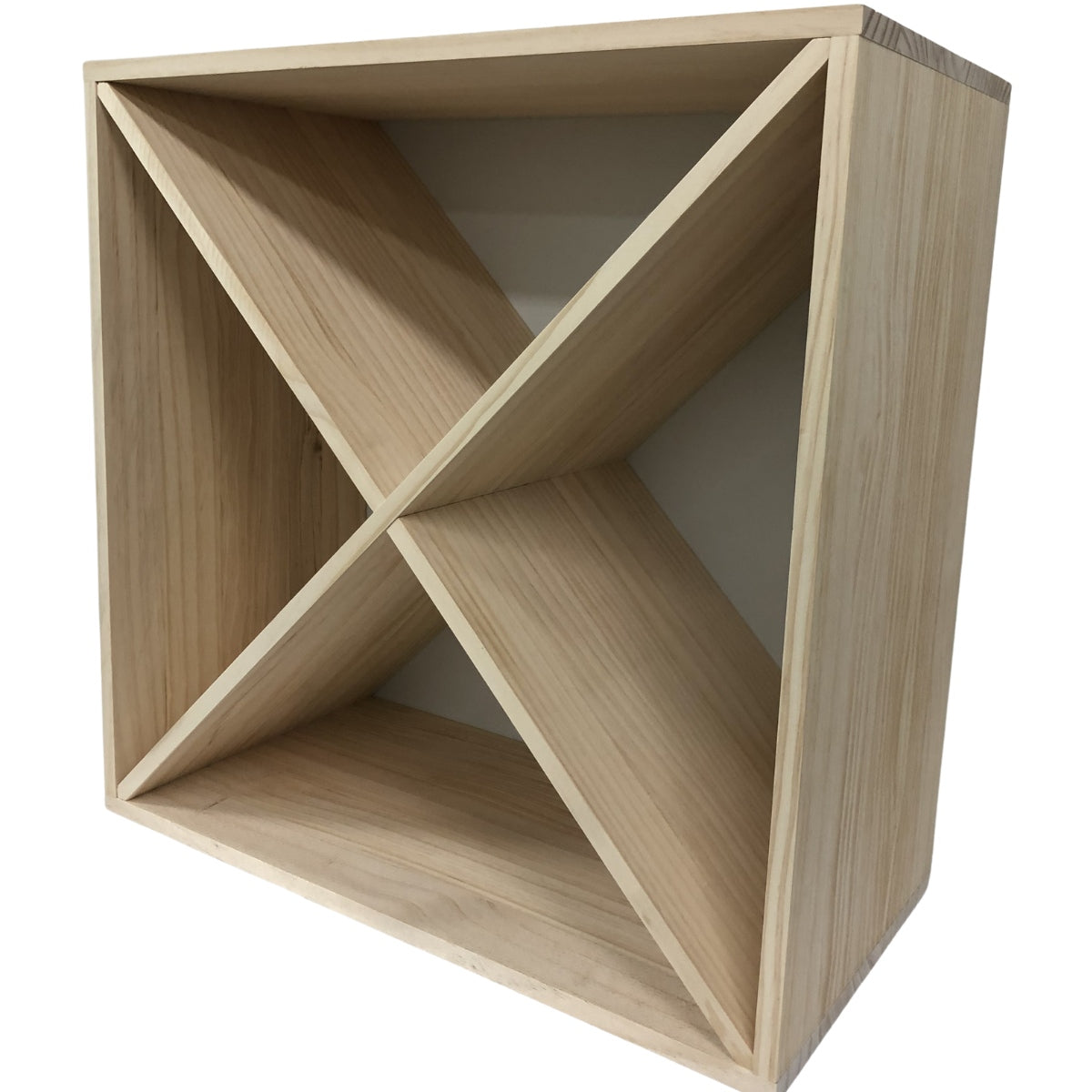 24 Bottle Compact Cross Wine Cube | 18mm Thick, photo 3 of 13