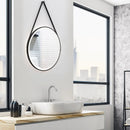 24 Inch Round Wall-mounted Mirror with 3 Color LED Lights and Anti-Fog Function by LJGDeals
