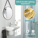 24 Inch Round Wall-mounted Mirror with 3 Color LED Lights and Anti-Fog Function by LJGDeals