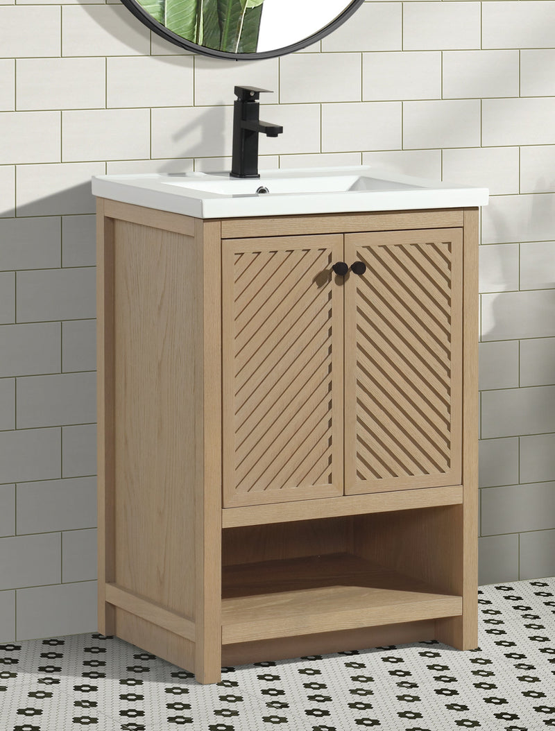 Selena 24" Bathroom Vanity Oak