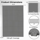 24Tiles 1/2" Puzzle Exercise Floor Mats by LJGDeals