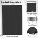 24Tiles 1/2" Puzzle Exercise Floor Mats by DirectDeals