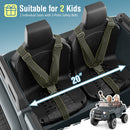24V 2 Seater Ride on Car 4WD/2WD Switchable for Kids with Remote for Ages 3+