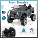 24V 2 Seater Ride on Car 4WD/2WD Switchable for Kids with Remote for Ages 3+ by LJGDeals