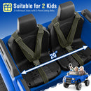 24V 2 Seater Ride on Car 4WD/2WD Switchable for Kids with Remote for Ages 3+