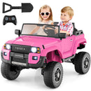 24V 2 Seater Ride on Car 4WD/2WD Switchable for Kids with Remote for Ages 3+ by LJGDeals