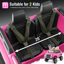 24V 2 Seater Ride on Car 4WD/2WD Switchable for Kids with Remote for Ages 3+ by LJGDeals