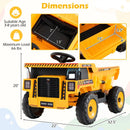 24V Electric Dump Truck Ride-On Toy with Remote Control by LJGDeals