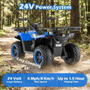 24V Electric Ride On Quad with LED Headlights by LJGDeals