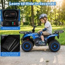 24V Electric Ride On Quad with LED Headlights by LJGDeals