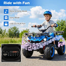 24V Electric Ride On Quad with LED Headlights by LJGDeals