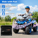24V Electric Ride On Quad with LED Headlights by DirectDeals