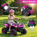 24V Electric Ride On Quad with LED Headlights by LJGDeals