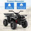 24V Electric Ride On Quad with LED Headlights by LJGDeals