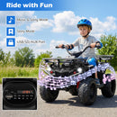 24V Electric Ride On Quad with LED Headlights by DirectDeals