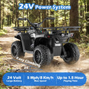 24V Electric Ride On Quad with LED Headlights by DirectDeals