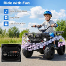 24V Electric Ride On Quad with LED Headlights by LJGDeals