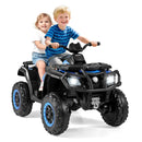 24V Kids ATV 2-Seater with 4 Motors with LED Lights and Music by LJGDeals
