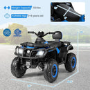 24V Kids ATV 2-Seater with 4 Motors with LED Lights and Music by LJGDeals