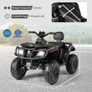 24V Kids ATV 2-Seater with 4 Motors with LED Lights and Music