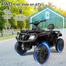 24V Kids ATV 2-Seater with 4 Motors with LED Lights and Music