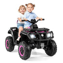 24V Kids ATV 2-Seater with 4 Motors with LED Lights and Music by LJGDeals