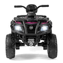 24V Kids ATV 2-Seater with 4 Motors with LED Lights and Music by LJGDeals
