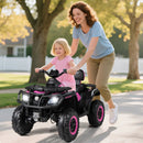 24V Kids ATV 2-Seater with 4 Motors with LED Lights and Music by LJGDeals