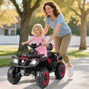 24V Kids ATV 2-Seater with 4 Motors with LED Lights and Music by LJGDeals
