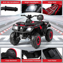 24V Kids ATV 2-Seater with 4 Motors with LED Lights and Music by LJGDeals