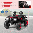 24V Kids ATV 2-Seater with 4 Motors with LED Lights and Music by LJGDeals