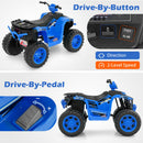 24V Kids Ride-On Electric ATV with Wireless Connection for Toddlers 3-8 Years Old